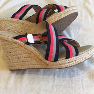 Tommy Hilfiger espadrille wedges size 8 1/2